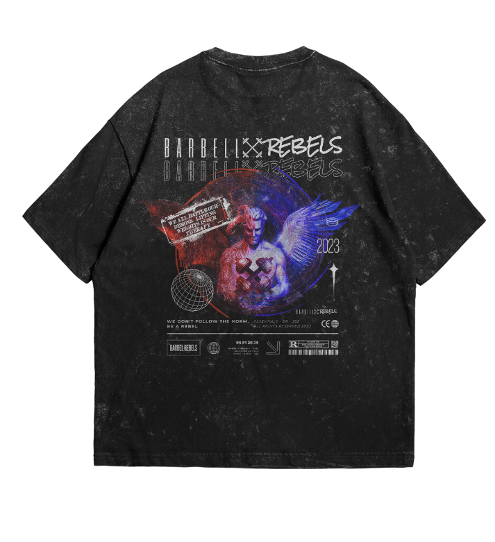 Oversized Deluxe Distressed Acid T-shirt