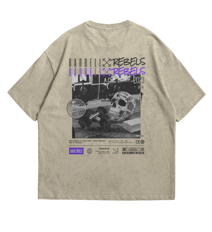 Oversized Deluxe Distressed Acid T-shirt