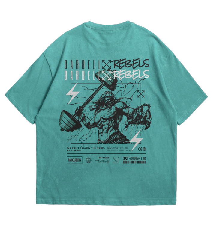 KIDS Oversized Deluxe Distressed Acid T-shirt