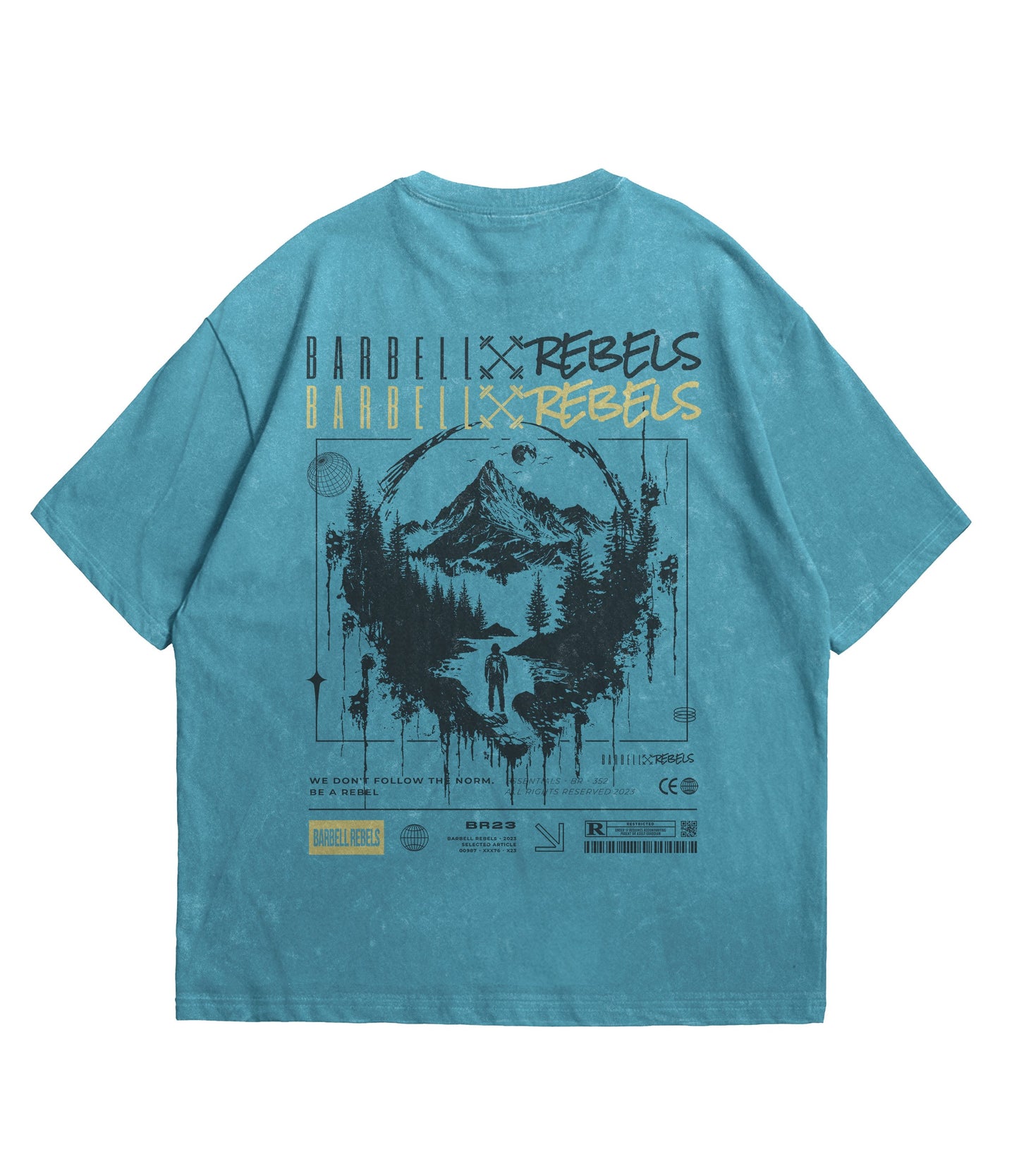 KIDS Oversized Deluxe Distressed Acid T-shirt