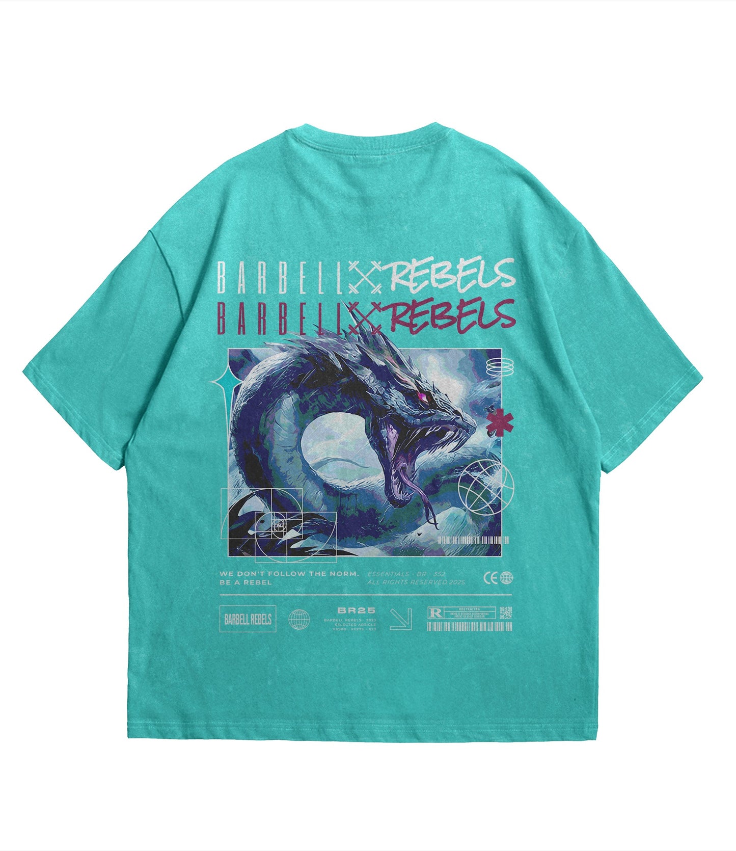 Oversized Deluxe Distressed Acid T-shirt