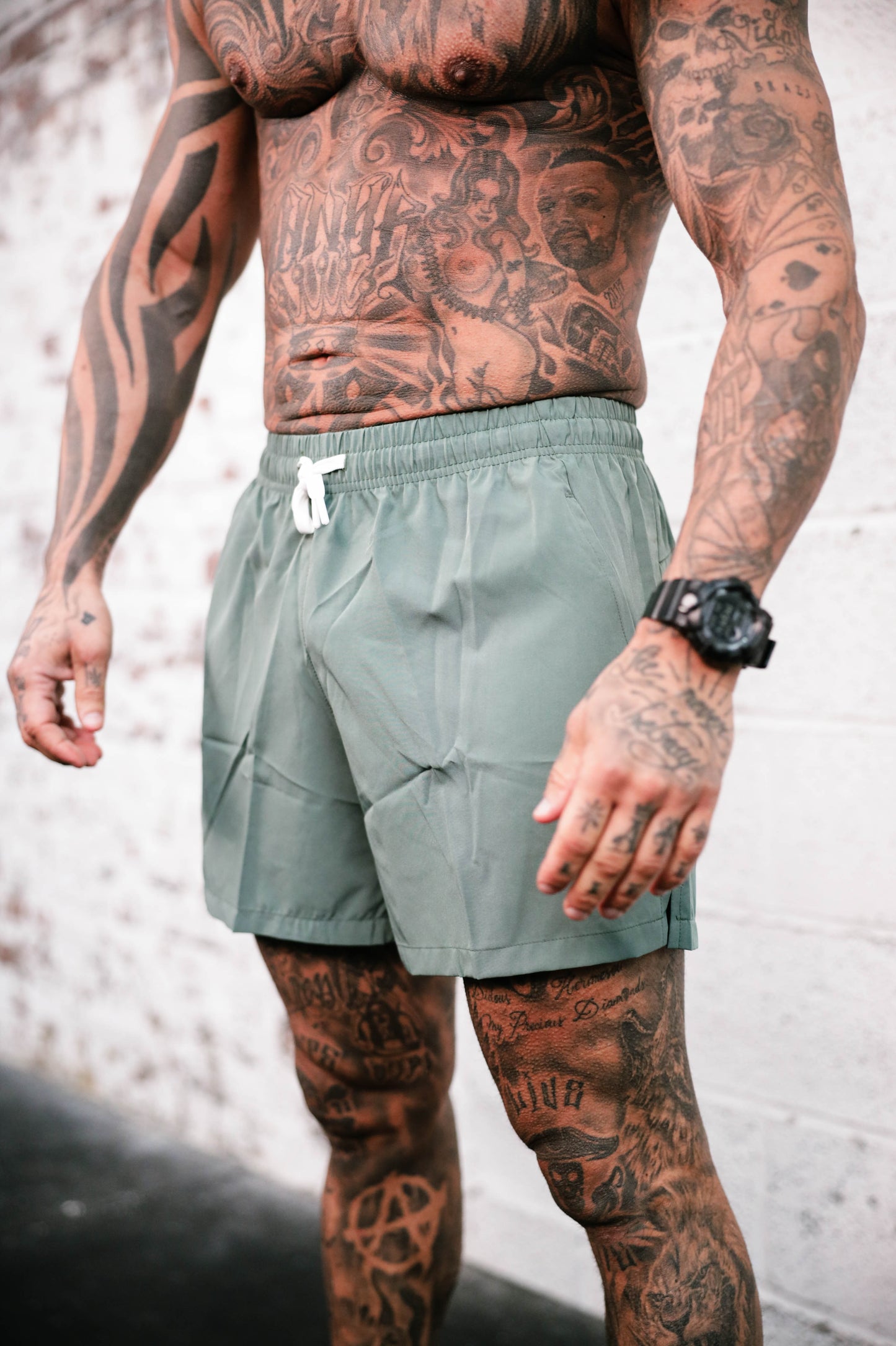 Man Workout/Swim Shorts 5"