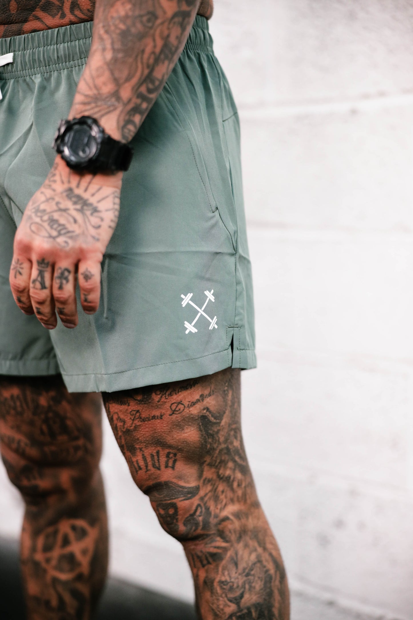 Man Workout/Swim Shorts 5"