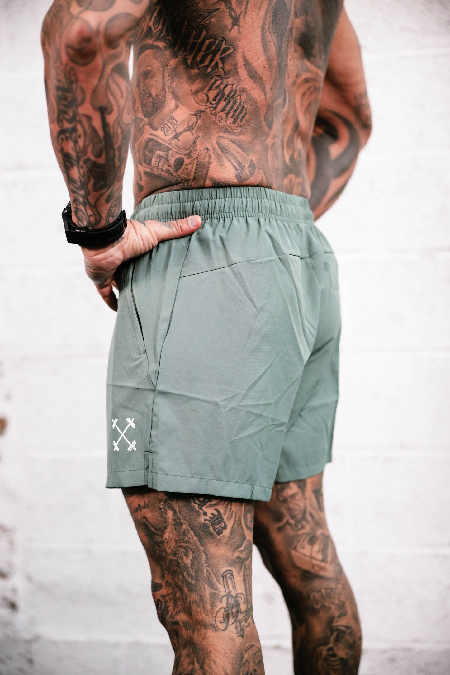 Man Workout/Swim Shorts 5"