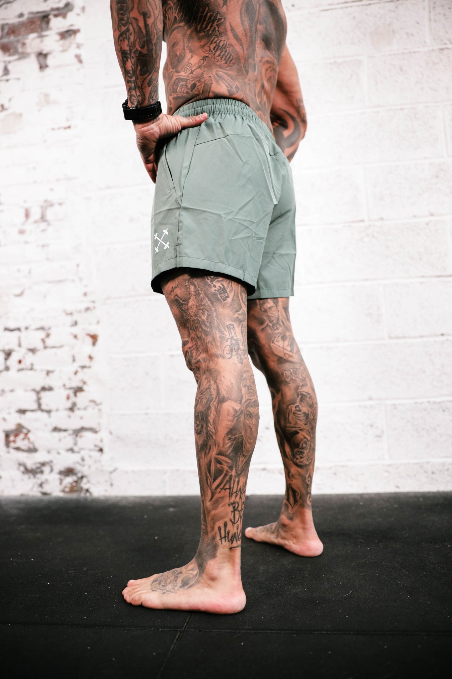 Man Workout/Swim Shorts 5"