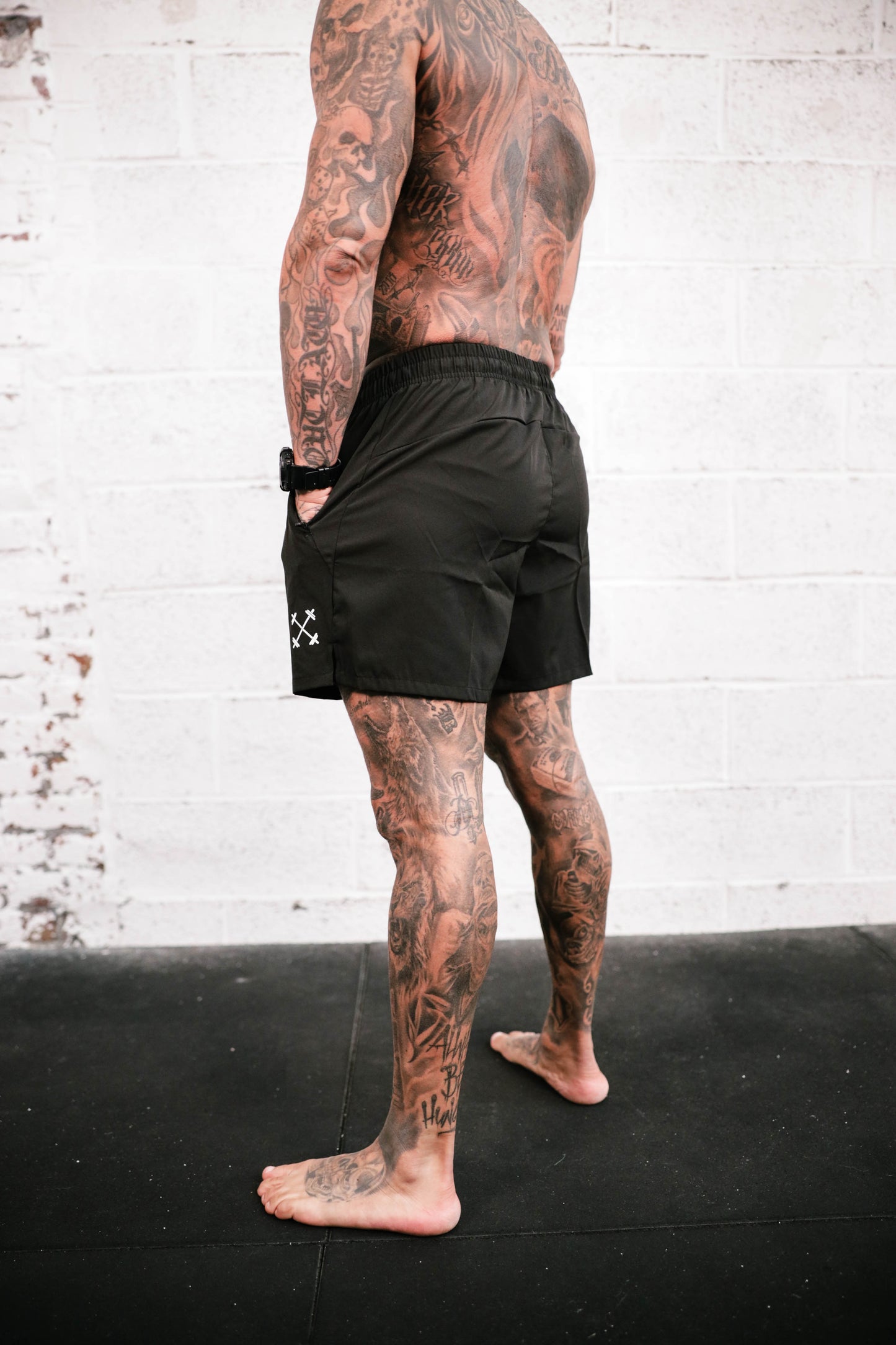 Man Workout/Swim Shorts 5"