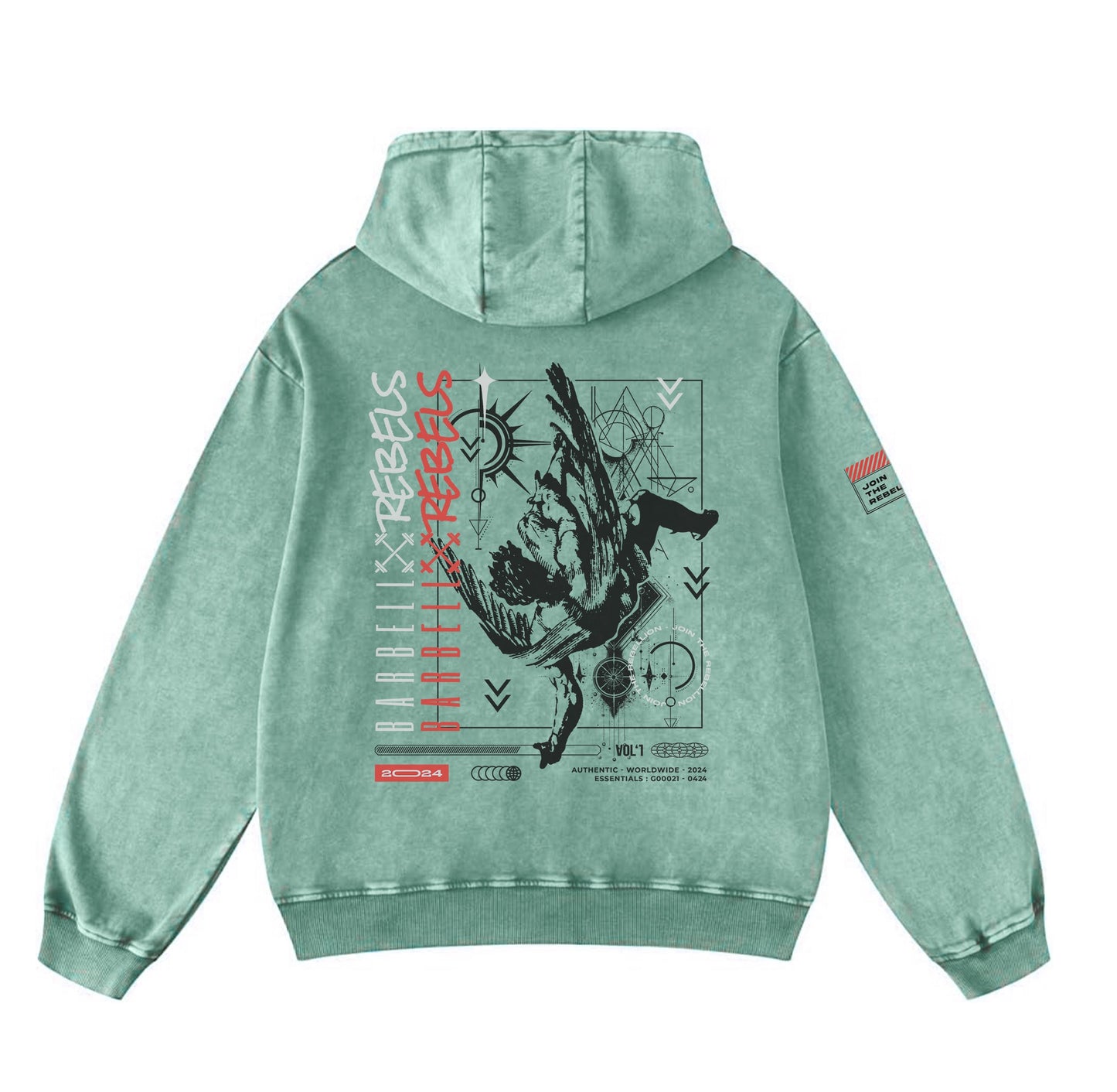 Oversized Deluxe Acid Hoodie