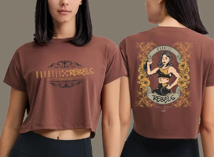 Woman Crop T-Shirt Pin-Up
