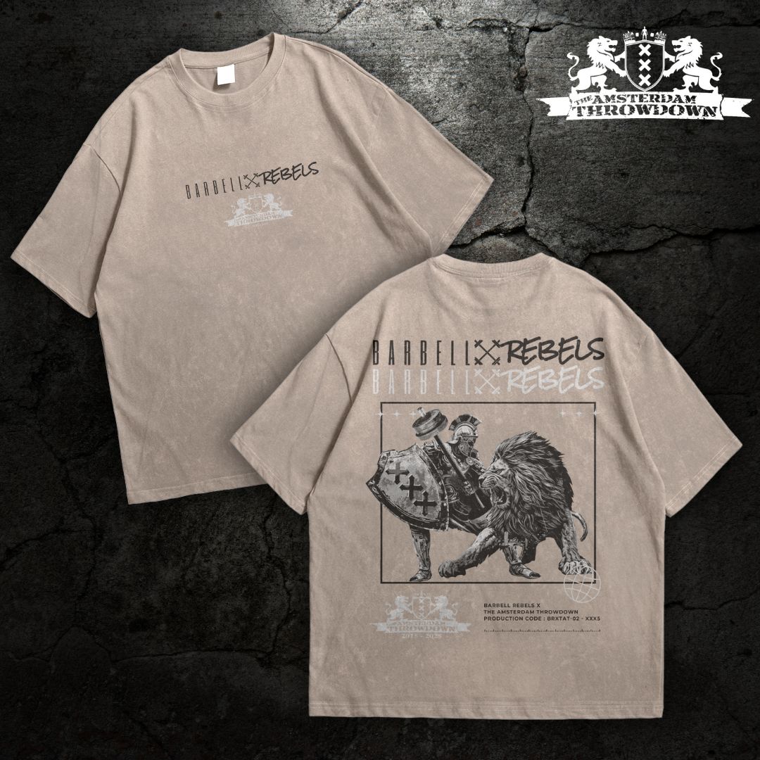 Amsterdam TD Ltd. Edt. Oversized Deluxe Distressed Acid T-shirt