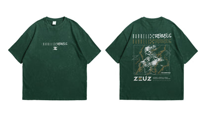 Oversized Deluxe Distressed Acid T-shirt