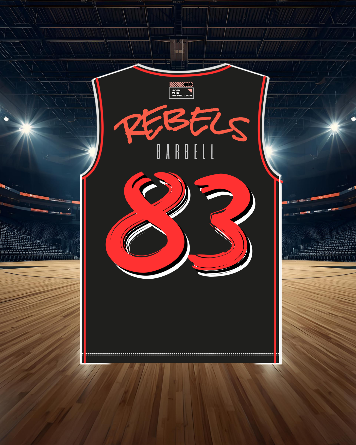 Barbell Rebels Basketball Jersey