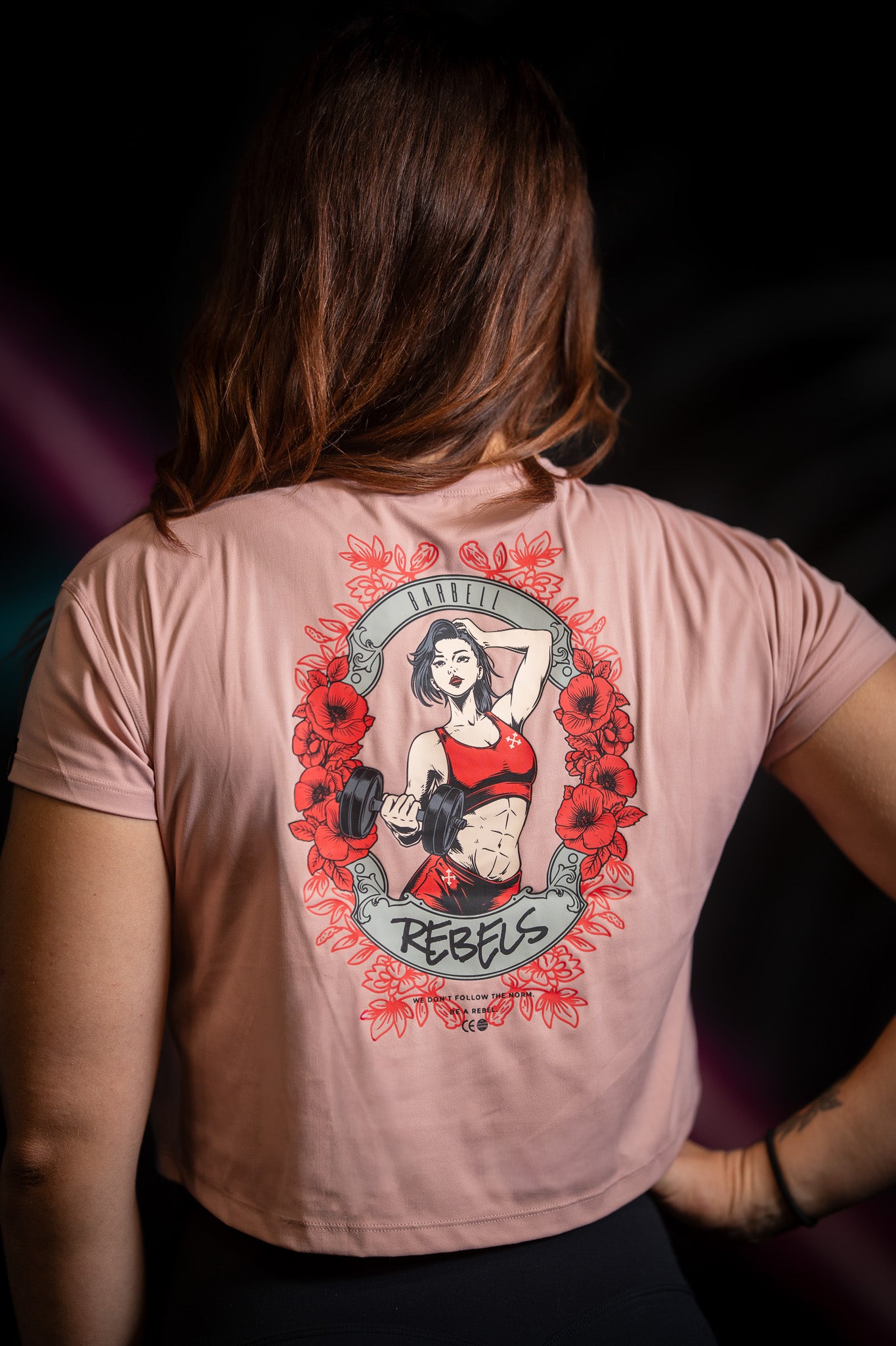 Woman Crop T-Shirt Pin-Up