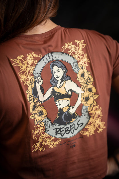 Woman Crop T-Shirt Pin-Up