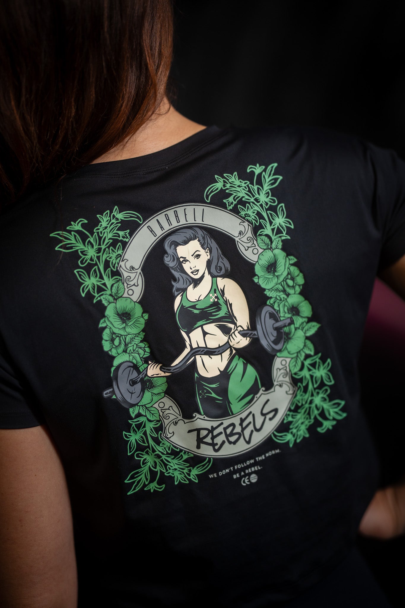 Woman Crop T-Shirt Pin-Up
