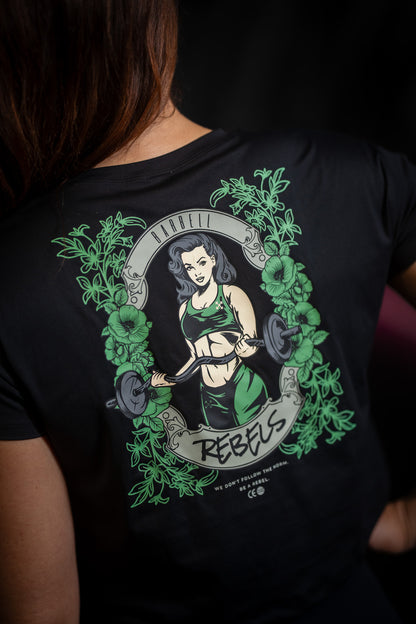 Woman Crop T-Shirt Pin-Up