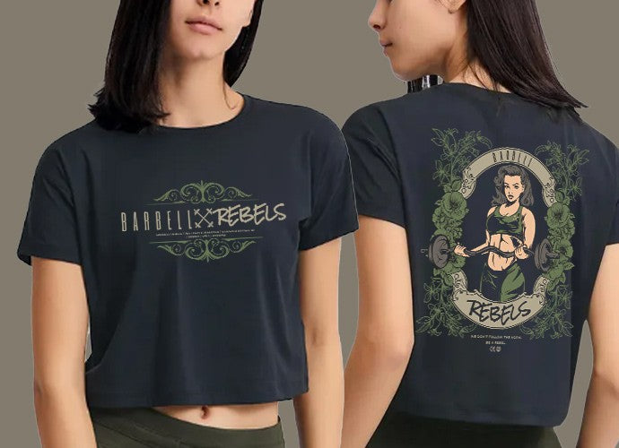 Woman Crop T-Shirt Pin-Up